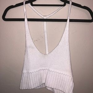 Urban Outfitters White Crochet Top